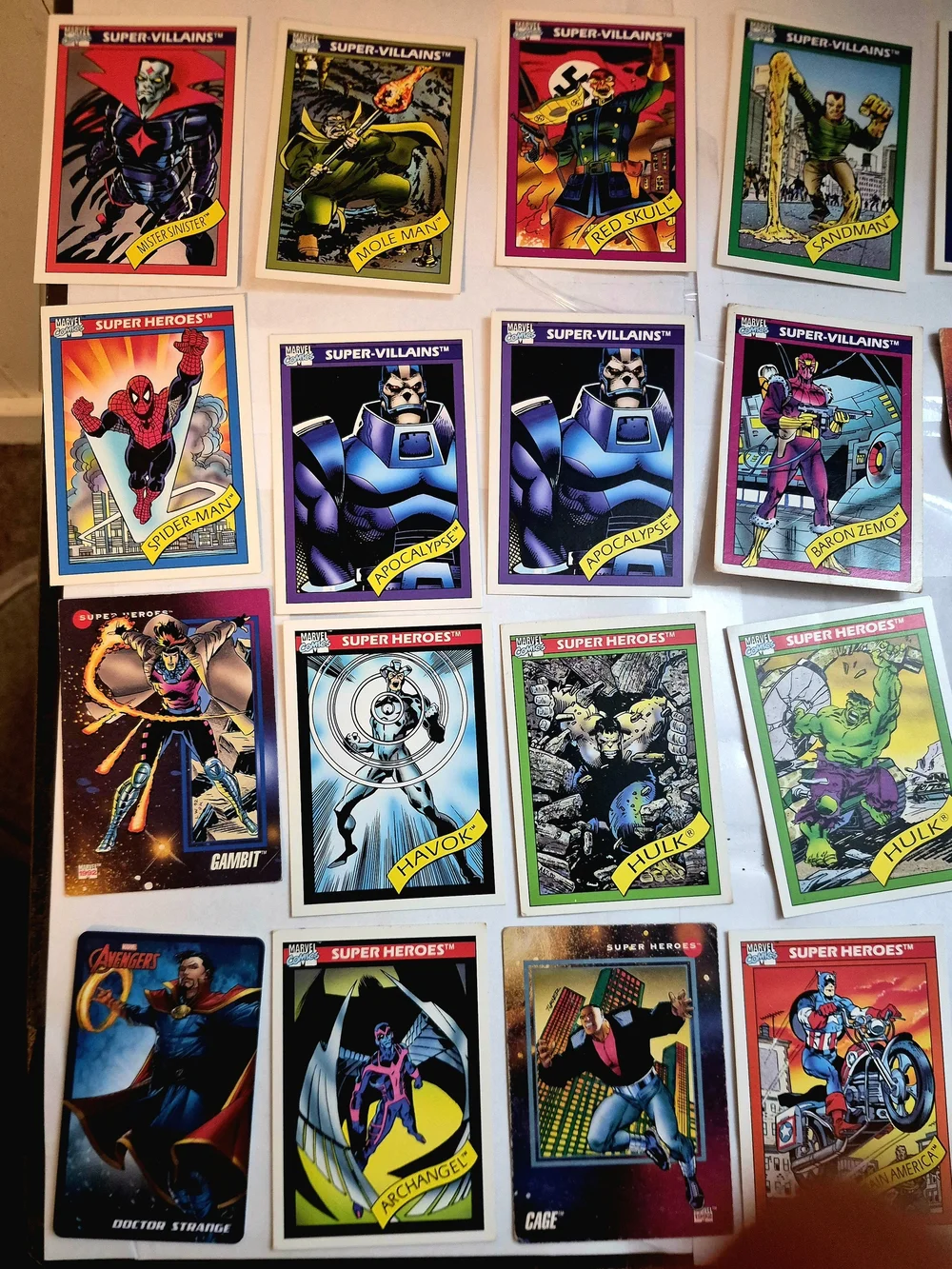 Marvel Marvel Comics Super Heroes Trading Card Collection